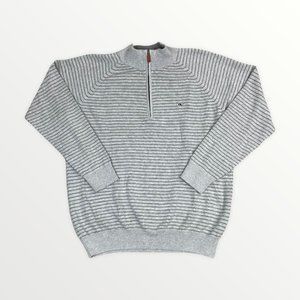 Vineyard Vines Men's Striped 1/4 Zip Up Pullover Size XL